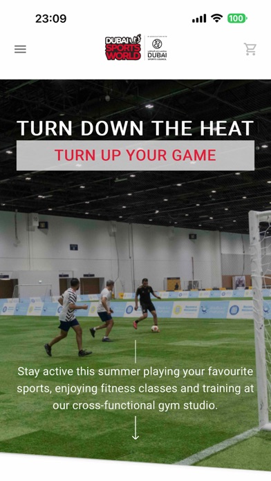 Dubai Sports World App Screenshot
