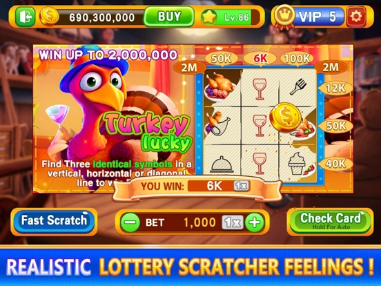USA Lucky Lottery Scratchers
