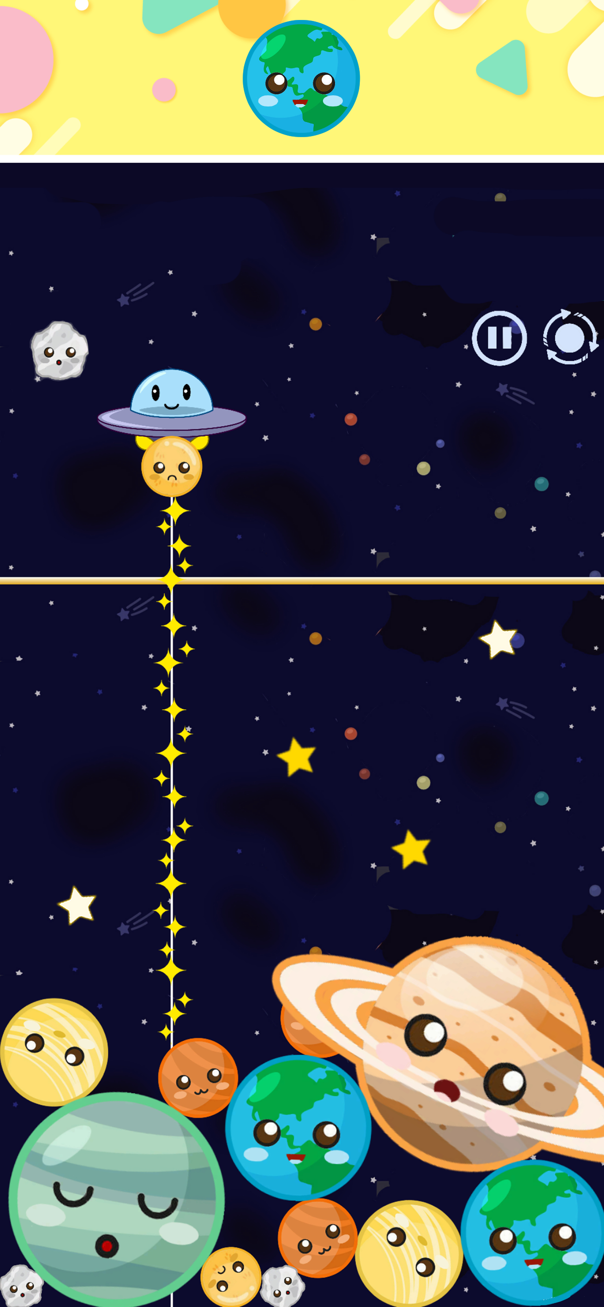Planet Merge Game