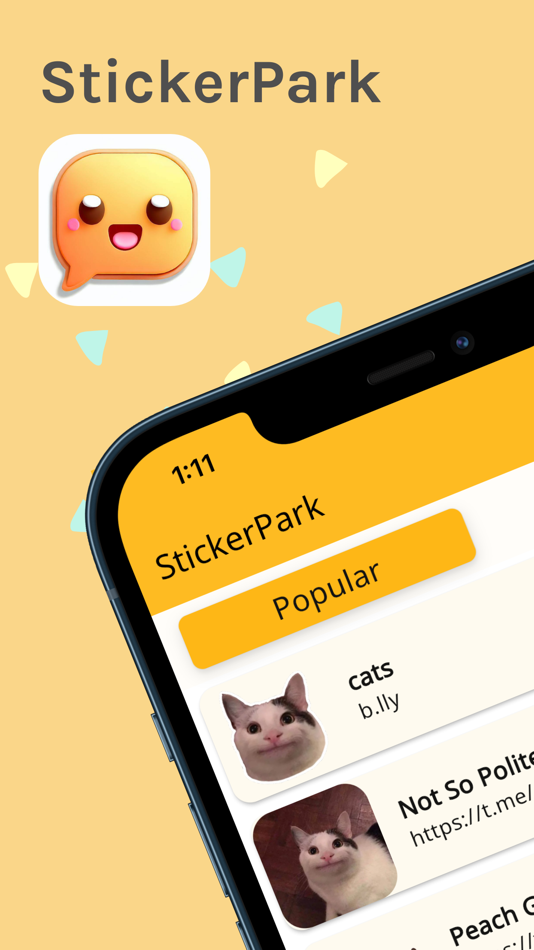 StickerPark - Add IM Stickers - 1.0.2 - (iOS)
