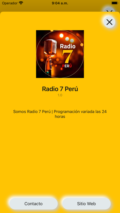 Radio 7 Perú Screenshot
