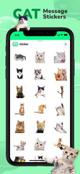 Game screenshot Message Stickers: cat emoticon mod apk
