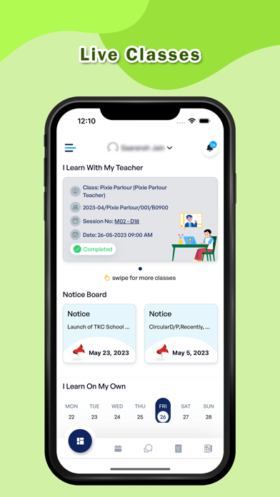 The Kinder Castle Student App Screenshot