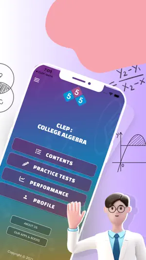 CLEP College Algebra Pro screenshot 1