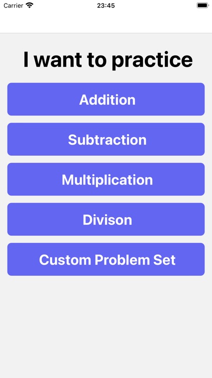 Brain - Mental Math Practice