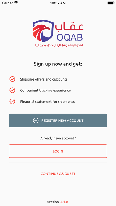 Oqab Business Screenshot