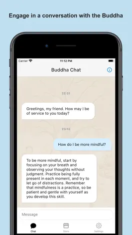 Buddha Chat Game screenshot Buddha Chat mod apk