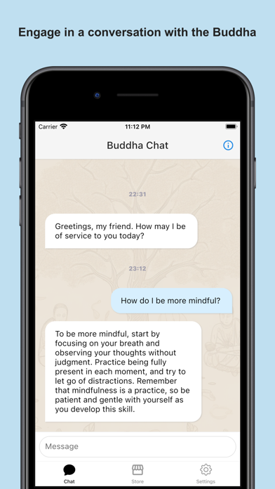 Buddha Chat Screenshot