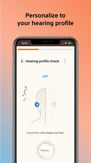 sony | hearing control iphone screenshot 3