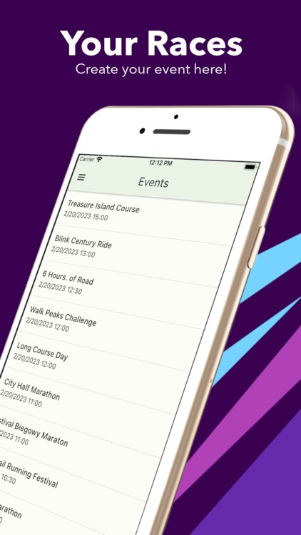 Manage race with RaceTime