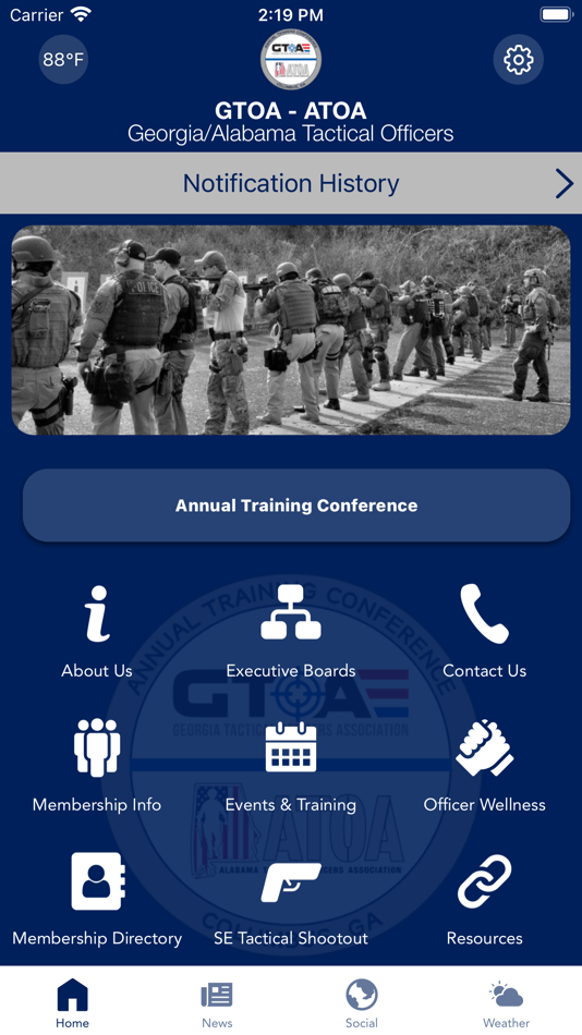 #1. GTOA - ATOA (iOS) 게시자: Georgia Tactical Officers Association, Inc