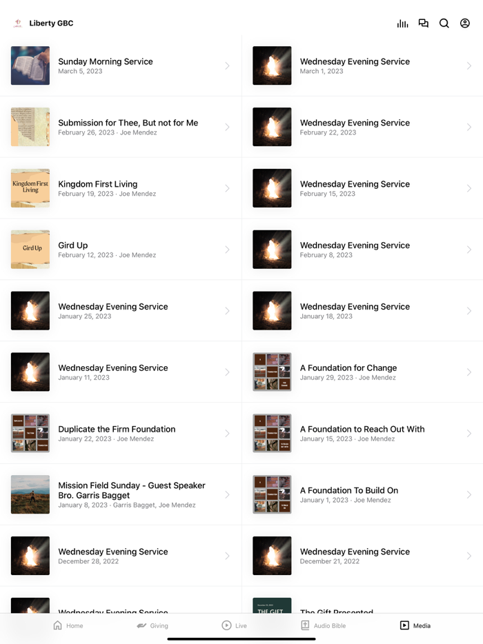 Liberty Baptist Church GBC