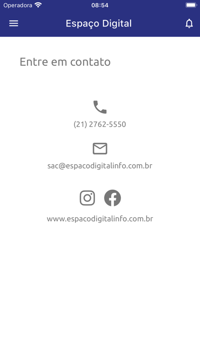 Espaço Digital Screenshot