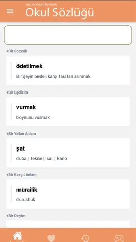 Game screenshot Türkçe Okul Sözlüğü mod apk
