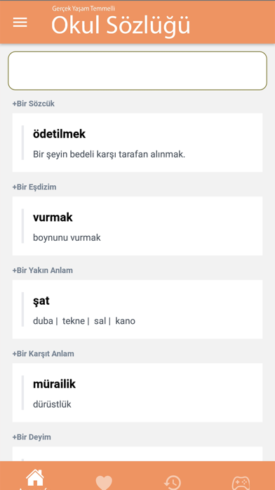Türkçe Okul Sözlüğü Screenshot