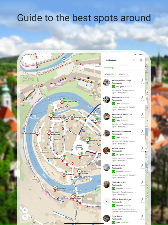 ‎Mapy.cz: maps & navigation Screenshot