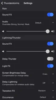 thunderstorm simulator iphone screenshot 2