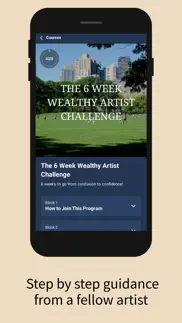 the wealthy artist collective iphone screenshot 4