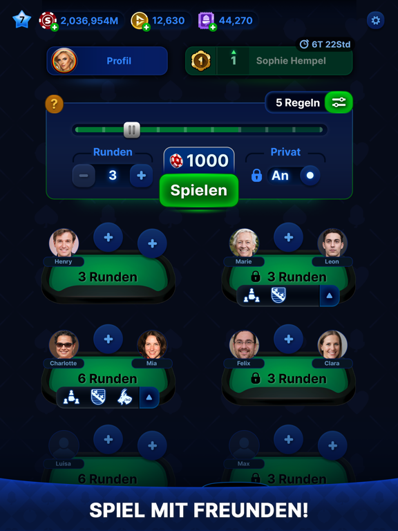 Screenshot #5 pour Skat Online