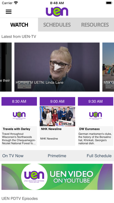 Utah Education Network Screenshot