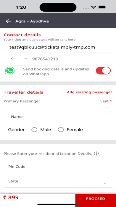 Raj Kalpana Travels Pvt Ltd Screenshot