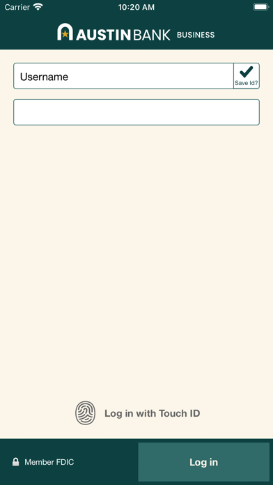 Austin Bank Business Screenshot