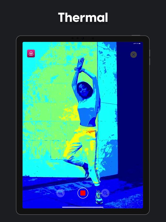 Thermal Camera - Night Vision iPad screenshot 2 - Utilities app