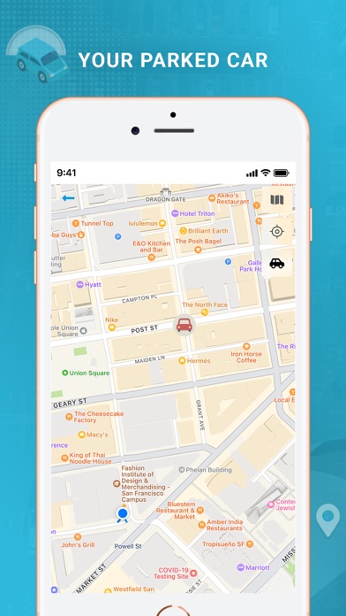 Find Parked Car Location Screenshot