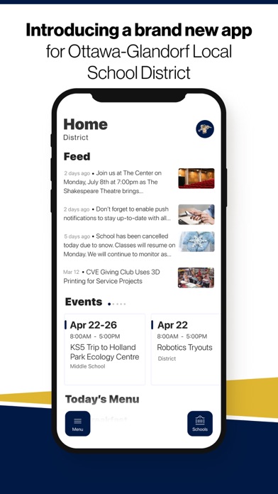 Ottawa-Glandorf Local Schools Screenshot