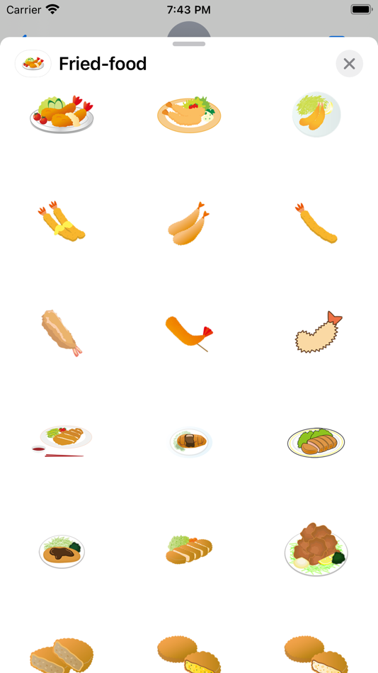 Fried food sticker - 3.0 - (iOS)