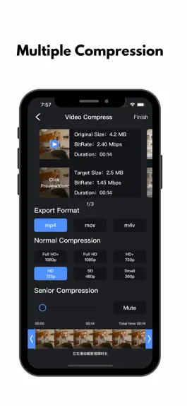 Game screenshot Video Compress - Reduce size apk