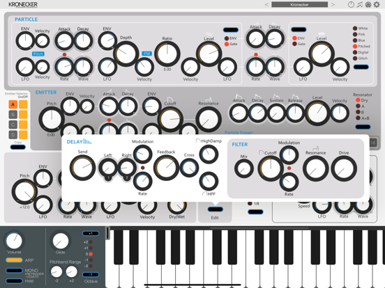 Screenshot #6 pour Kronecker - AUv3 Plug-in Synth