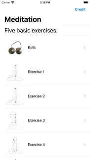 meditation - 5 basic exercises iphone screenshot 1
