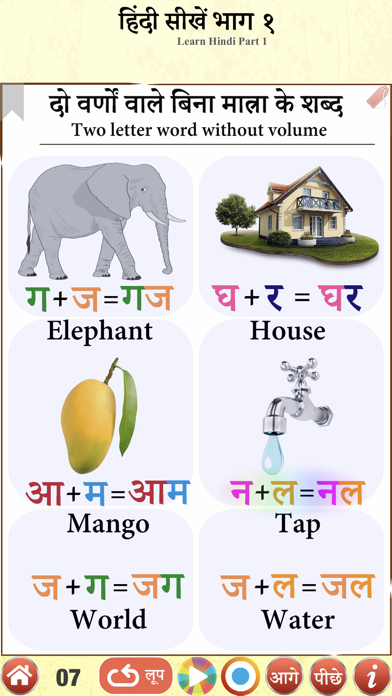 Learn Hindi Part 1 with audio Screenshot