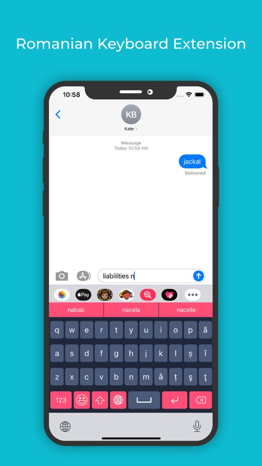 #6. Romanian Keyboard: Translator (iOS) Podle: Rushikesh Trivedi