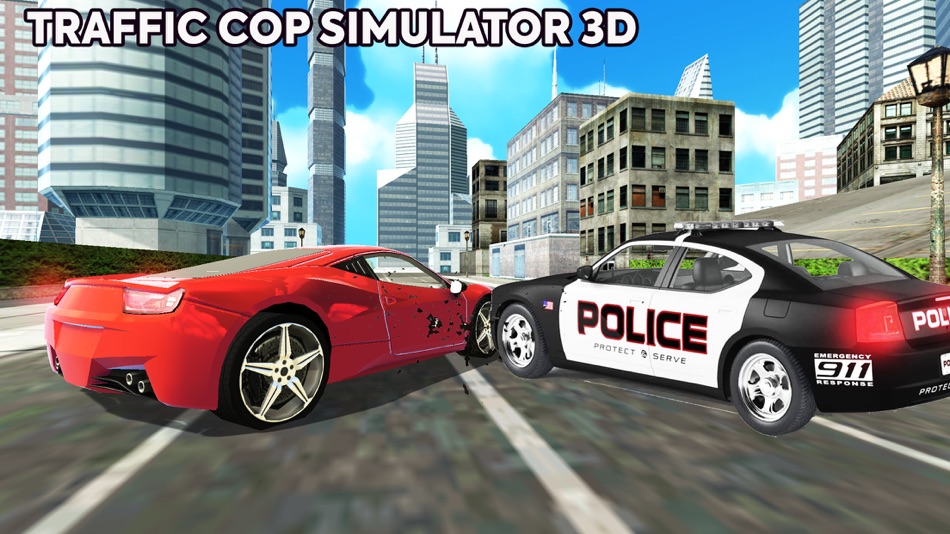 Traffic police chase simulator - 1.1 - (iOS)