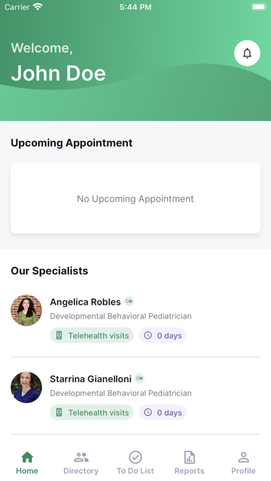 Patient-Coralis Health Screenshot