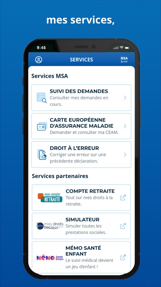 #4. ma MSA & moi (iOS) By: MUTUALITE SOCIALE AGRICOLE