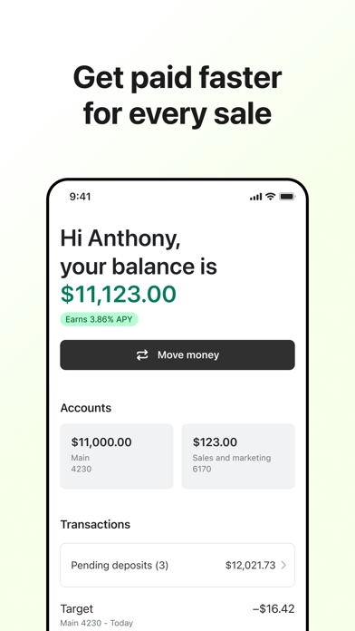 Shopify Balance Screenshot