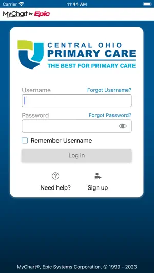 COPC MyChart screenshot 1