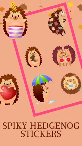 Game screenshot Spiky Hedgehog Stickers apk