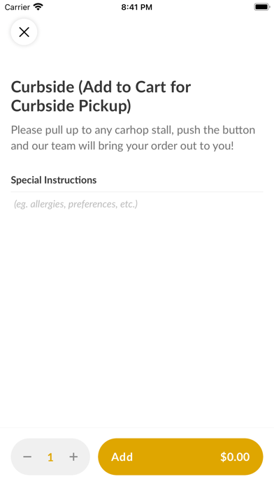 ChowNow- A&W Restaurants Screenshot