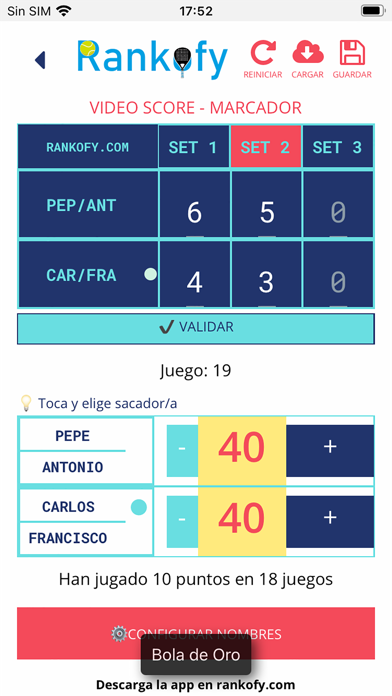 Screenshot #2 pour Rankofy Pádel