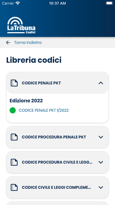 TribunaCodici Screenshot