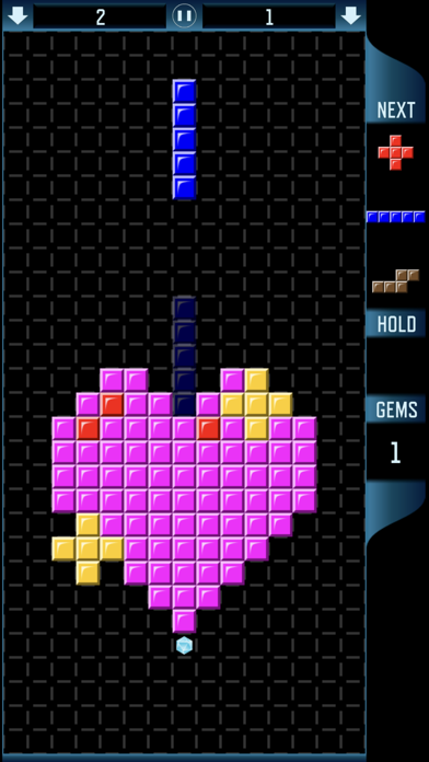 Pentix : warning very addictive puzzle with twist for falling tetris fans screenshot 4
