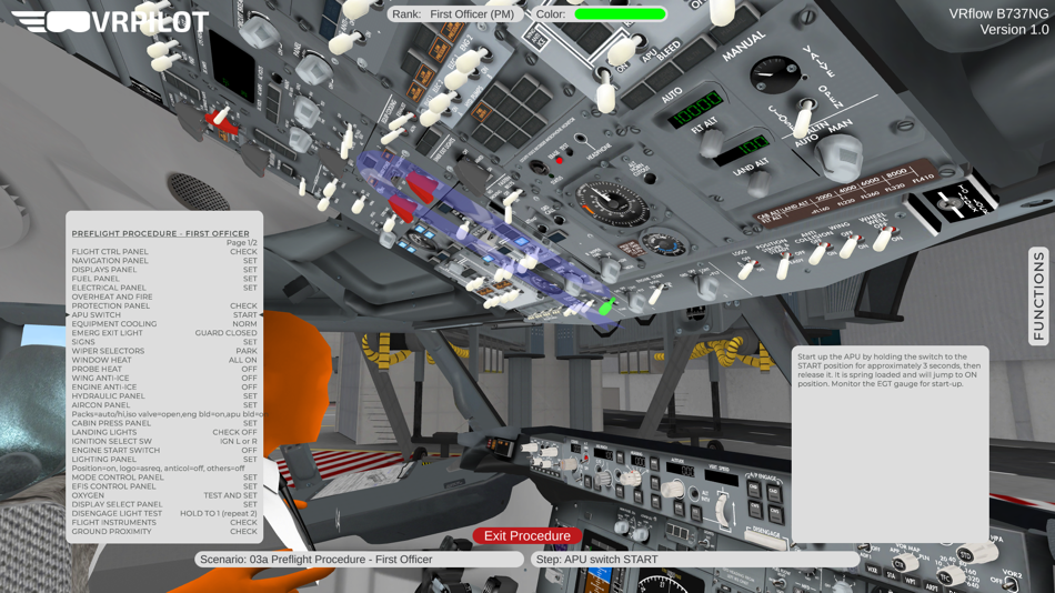 #1. VRflow B737NG (iOS) 由: VRpilot
