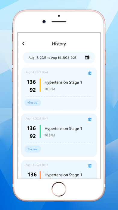 Blood pressure:health assist Screenshot