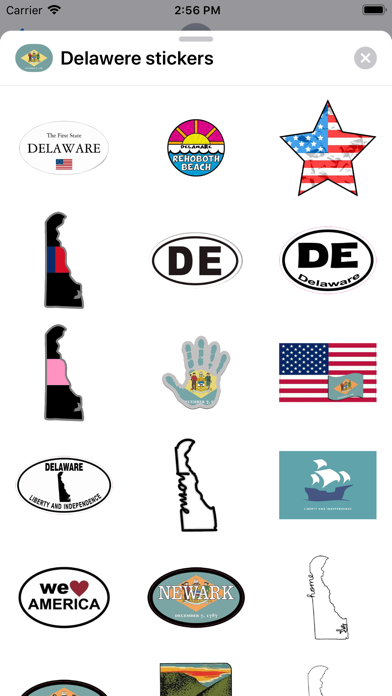 Screenshot #2 pour Delaware emoji - USA stickers