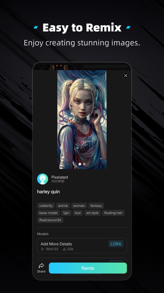 #4. TensorArt - AI model generator (iOS) Podle: Echo INTERNATIONAL HK LIMITED