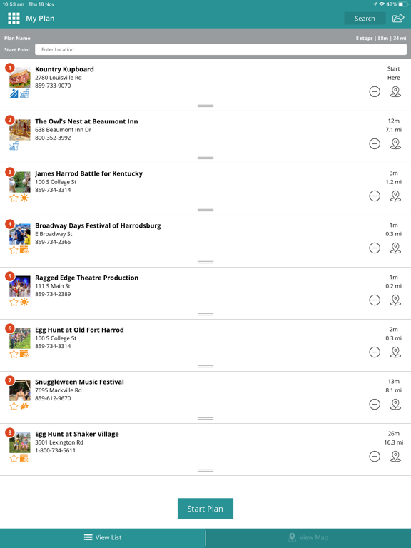 Visit Mercer County KY iPad screenshot 9 - Travel app